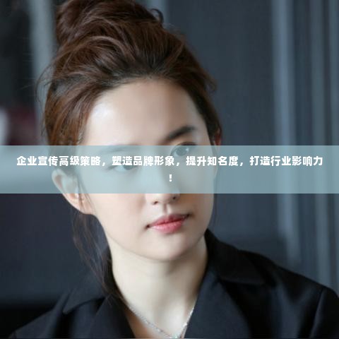 企业宣传高级策略,塑造品牌形象,提升知名度,打造行业影响力!