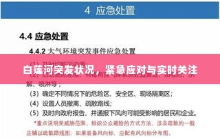 白莲河突发状况,紧急应对与实时关注