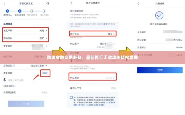 跨境金融交易必备,最新换汇汇款攻略轻松掌握