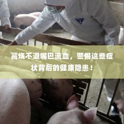 高烧不退嘴巴流血,警惕这些症状背后的健康隐患!