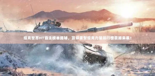 坦克世界HT霸主榜单揭秘,顶级重型坦克力量排行榜震撼来袭!